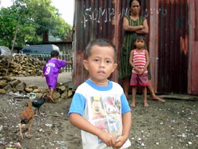 A Boy on the Sulaweshi Island of Indonesia